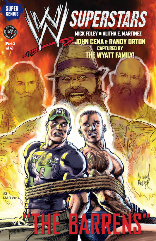 WWE Superstars Vol 3 Money In The Bank, Part Three: The Barrens by Super Genius Comics 2014 Cover A