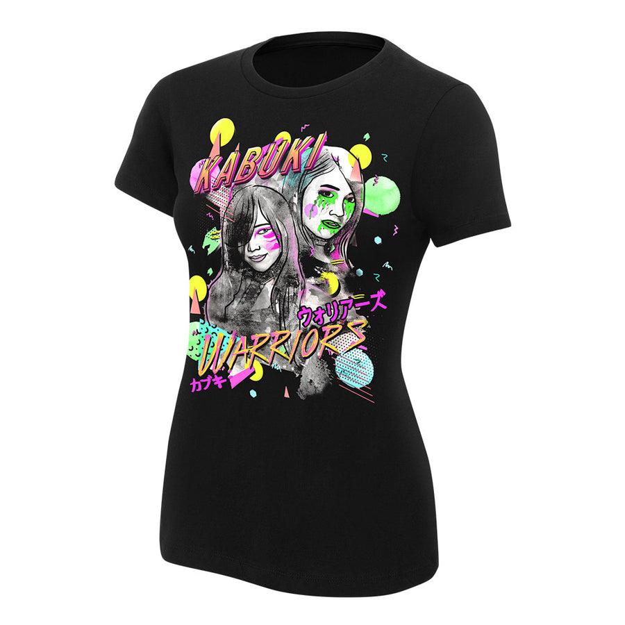 Kabuki Warriors "War Paint" Women's Authentic T-Shirt T-Shirt PW Catalog