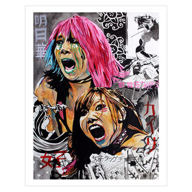 Kabuki Warriors 11 x 14 Rob Schamberger Art Print Wall art PW Catalog