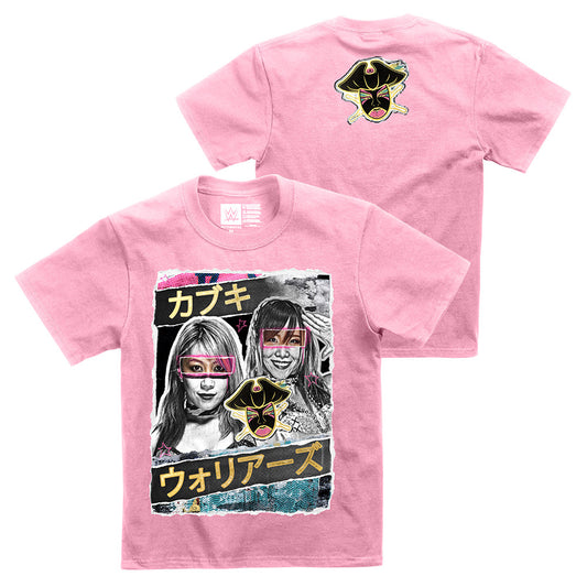 Asuka & Kairi Sane "The Kabuki Warriors" Youth Authentic T-Shirt T-Shirt PW Catalog