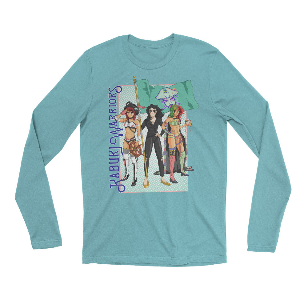 Kabuki Warriors Long Sleeve T-Shirt T-Shirt PW Catalog