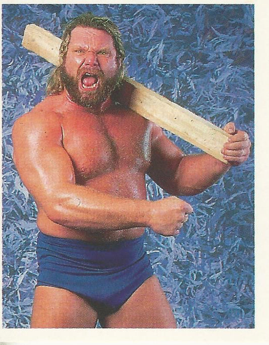 WWF Merlin Stickers 1991 Hacksaw Jim Duggan #372