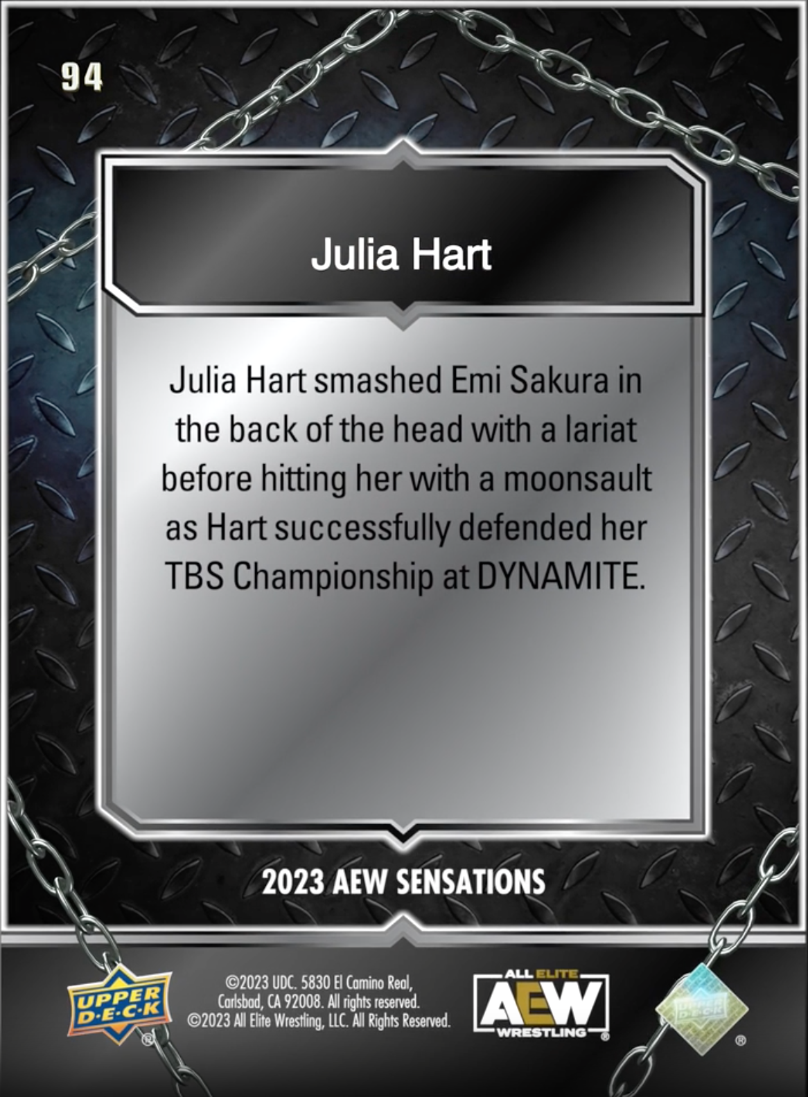 11/29/23 – Julia Hart – Julia Hart Retains HER TBS Championship