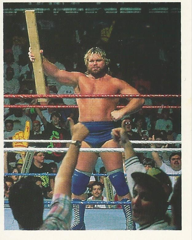 WWF Merlin Stickers 1991 Hacksaw Jim Duggan #374