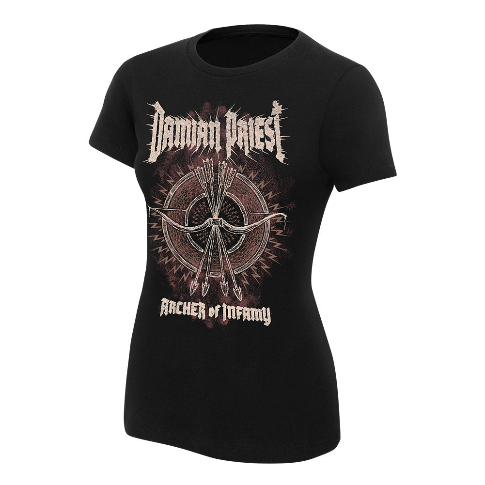 Damian Priest "Archer of Infamy" Women's Authentic T-Shirt T-Shirt PW Catalog