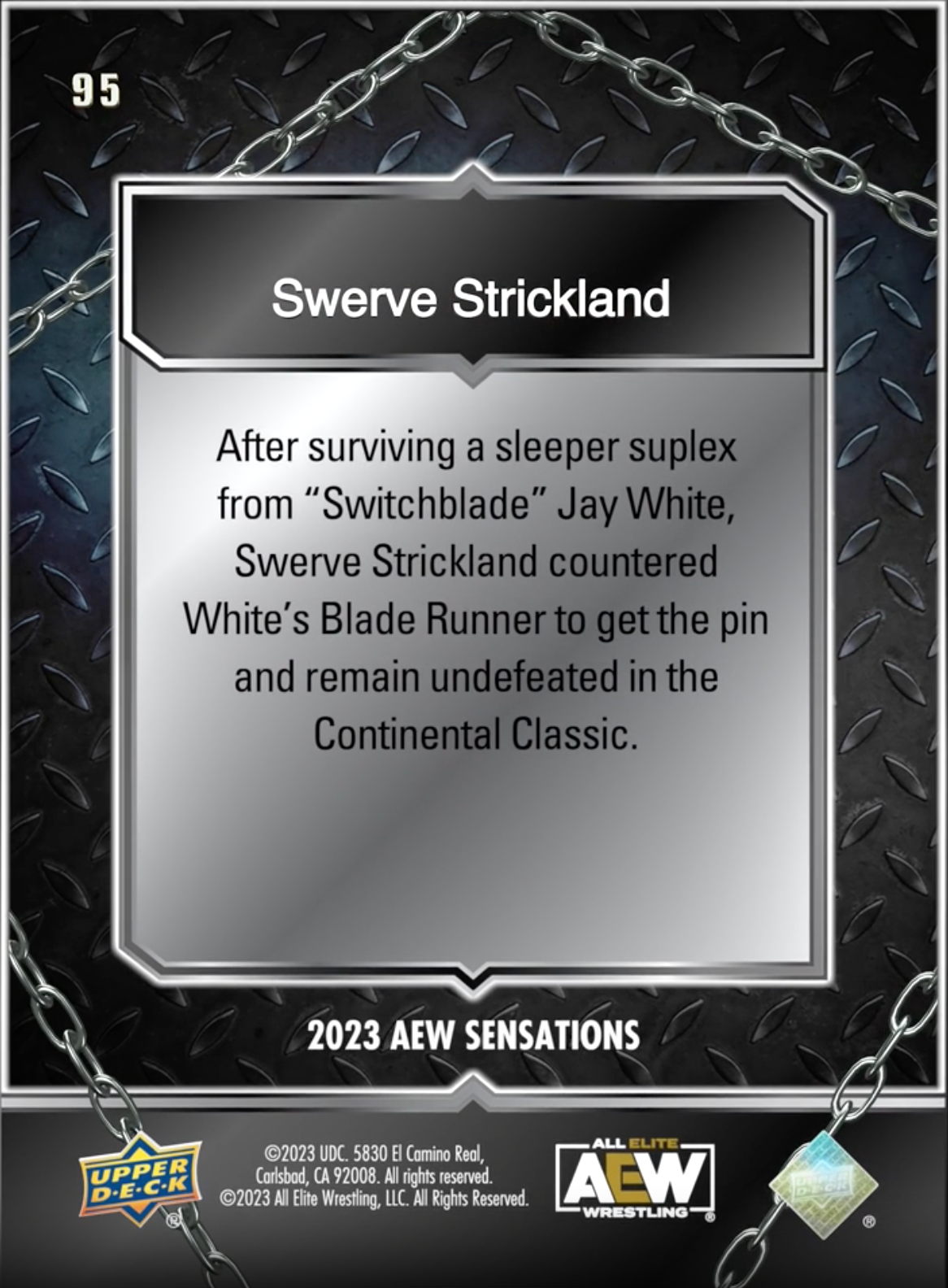 11/29/23 – Swerve Strickland – Swerve Strickland Moves to 2-0 in Continental Classic