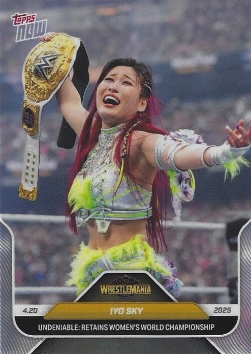 IYO SKY Undeniable Retains Women’s World Championship trading card PW Catalog