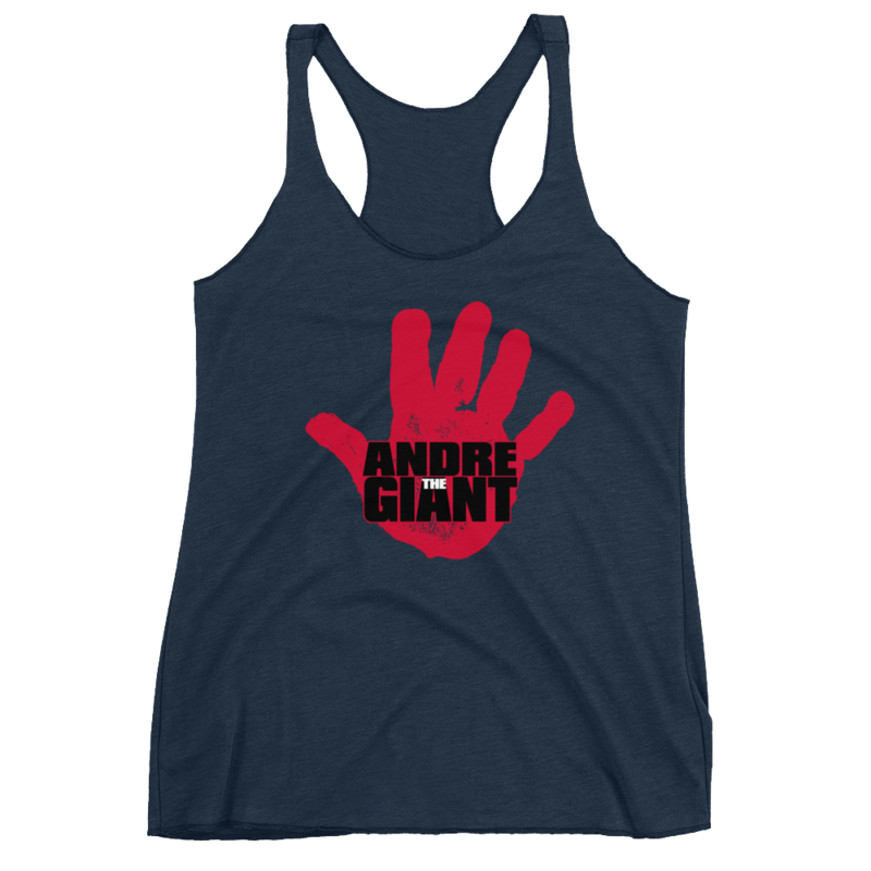 Andre the Giant "Handprint" Women's Racerback Tank Top