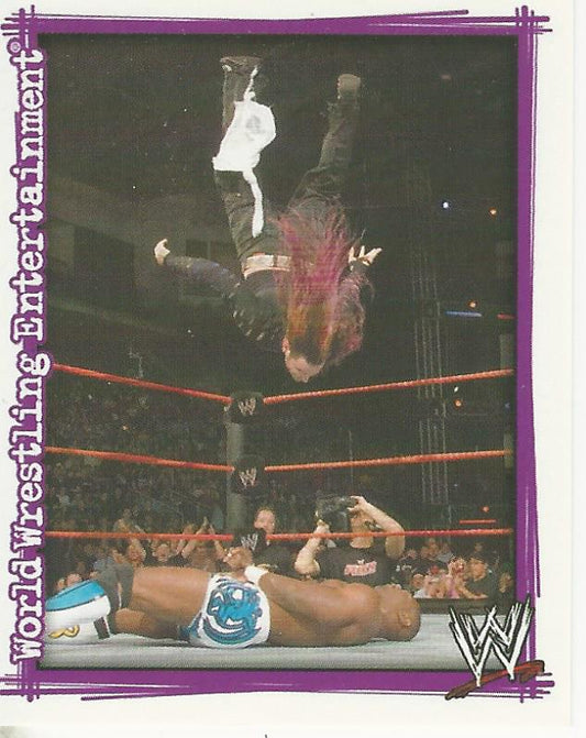 WWE Topps Superstars Uncovered 2007 Sticker Jeff Hardy #37