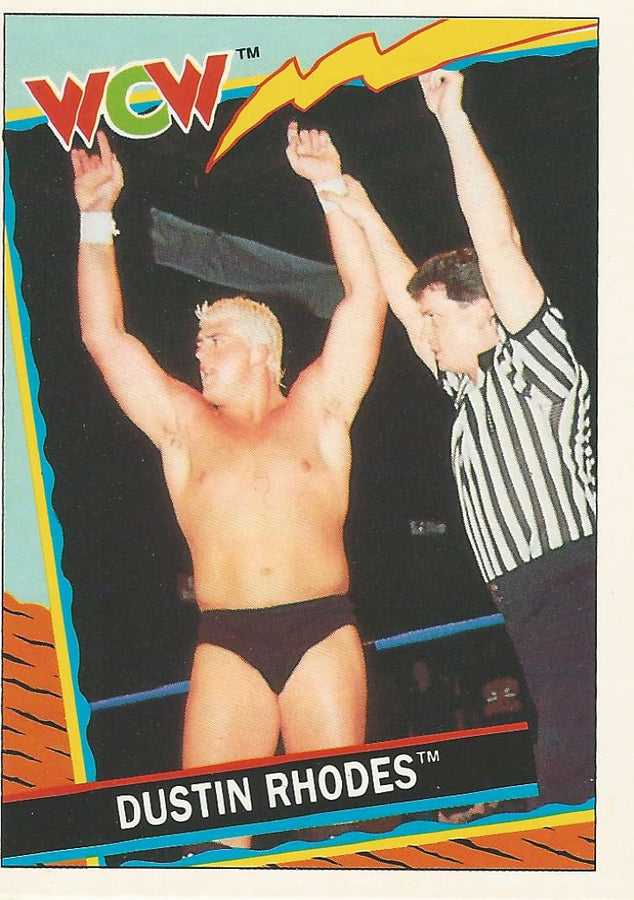 WCW Topps 1992 Dustin Rhodes #37