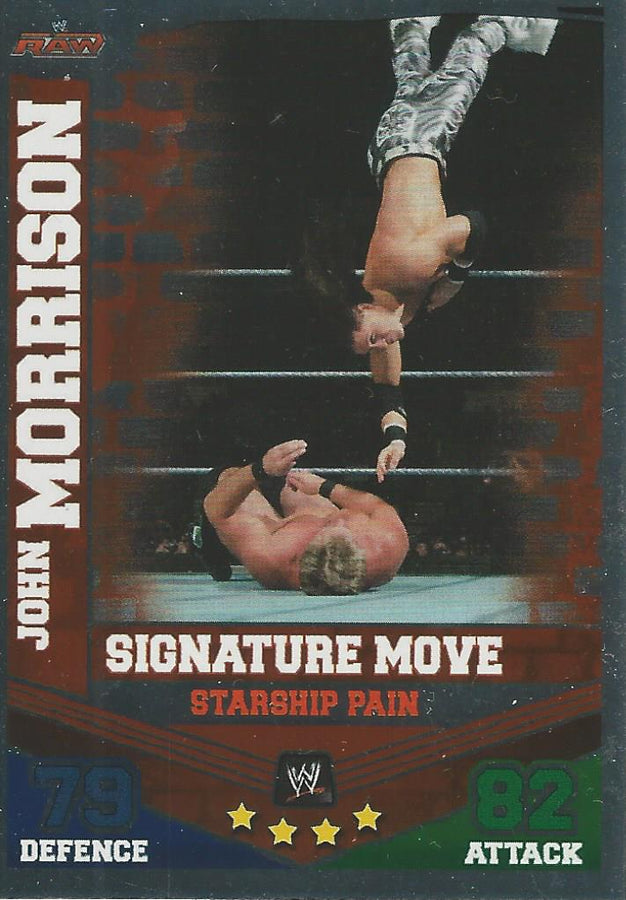 WWE Topps Slam Attax Mayhem 2010 John Morrison #37