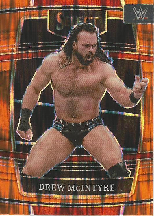WWE Panini Select 2022 Drew McIntyre #37 Orange Flash
