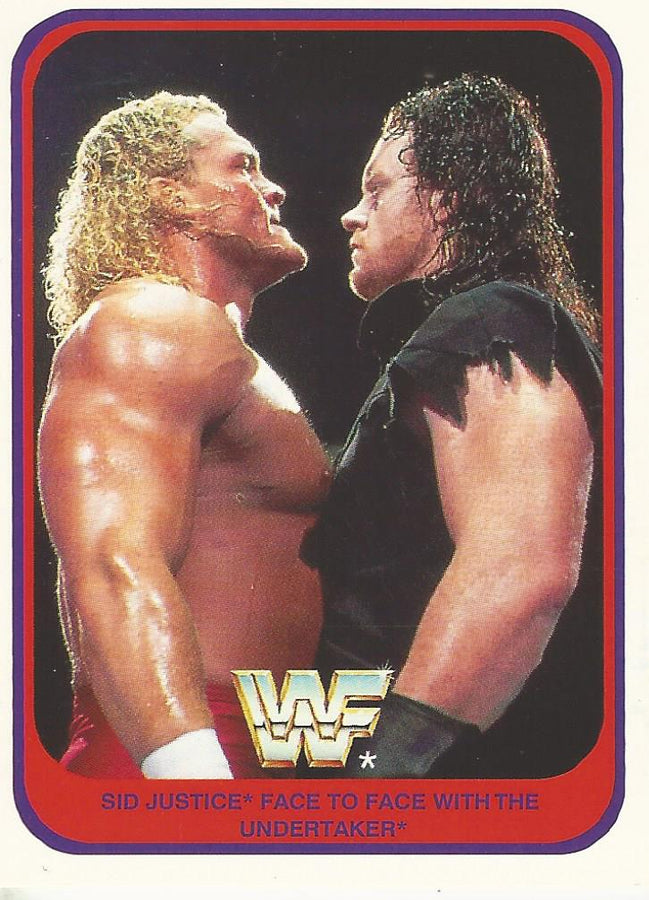 WWF Merlin 1991 Sid Justice vs The Undertaker #37