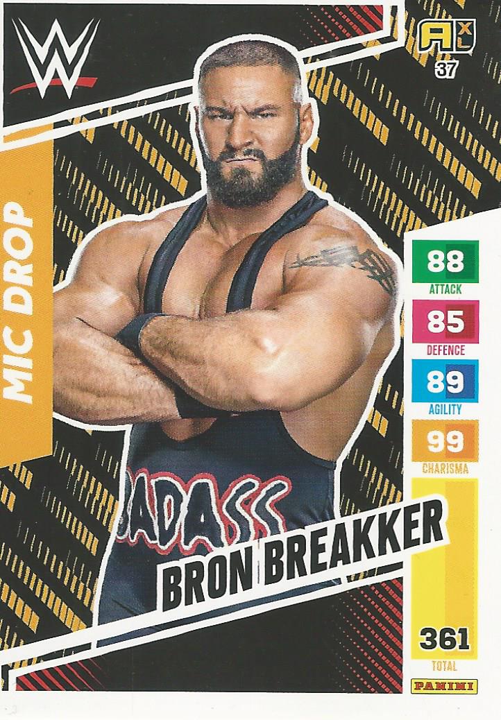 WWE Panini XL Adrenalyn 2024 Bron Breakker #37