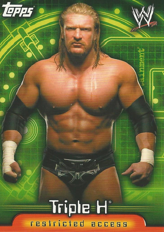 WWE Topps Insider 2006 Triple H HHH #37