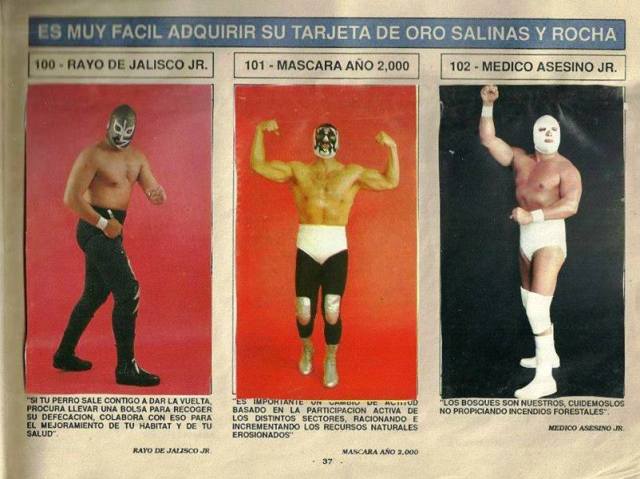 Super Album de Luchas Stickers Album 1991 From Mexico Stickers Album PW Catalog