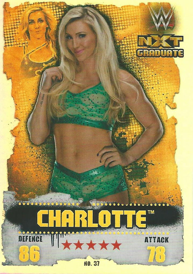 WWE Topps Slam Attax Takeover 2016 Charlotte Flair #37