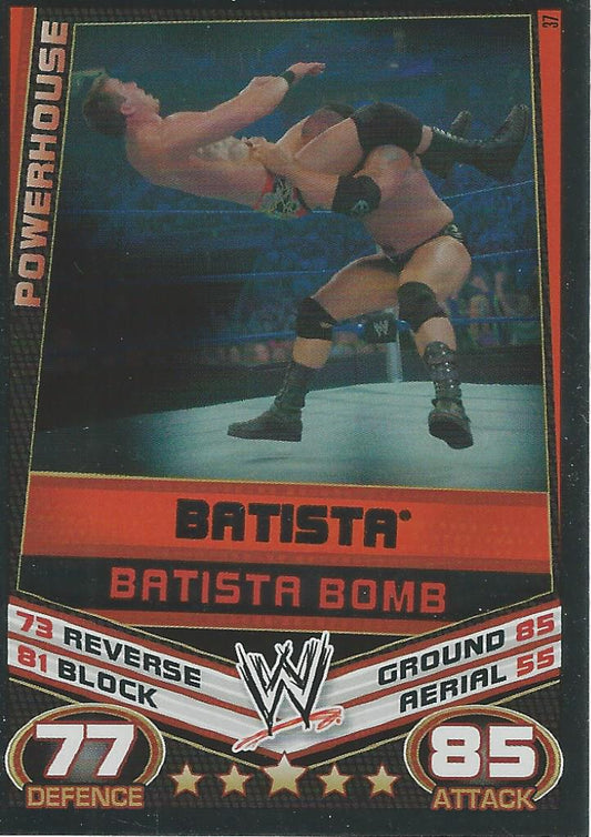 WWE Topps Slam Attax Rebellion 2012 Batista #37