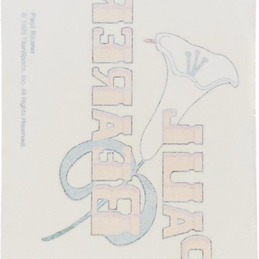 WWF Tattoos 1995 Paul Bearer Logo from Germany Pwcatalog