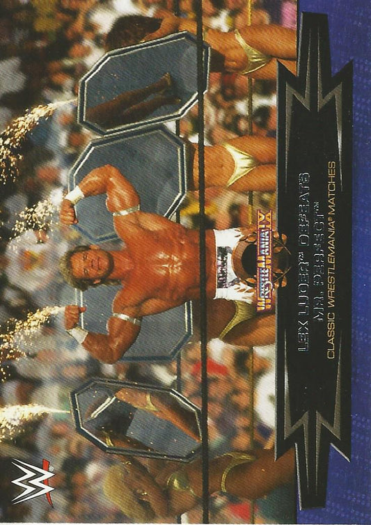 WWE Topps Road to Wrestlemania 2015 Lex Luger 7 of 30 trading card PW Catalog