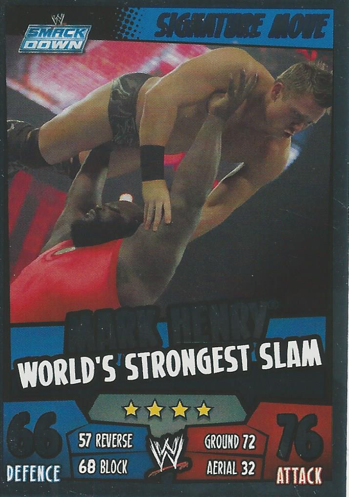 WWE Topps Slam Attax Rumble 2011 Mark Henry #37