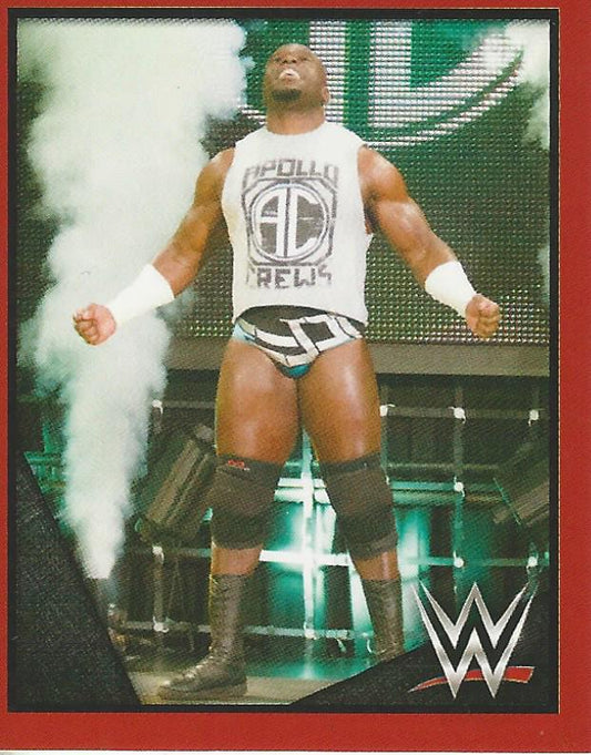 WWE Topps Then Now Forever 2016 Stickers Apollo Crews #37