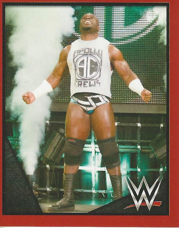 WWE Topps Then Now Forever 2016 Stickers Apollo Crews #37