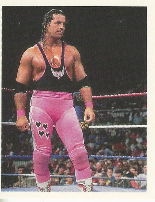 WWF Merlin Stickers 1992 Bret Hart #37