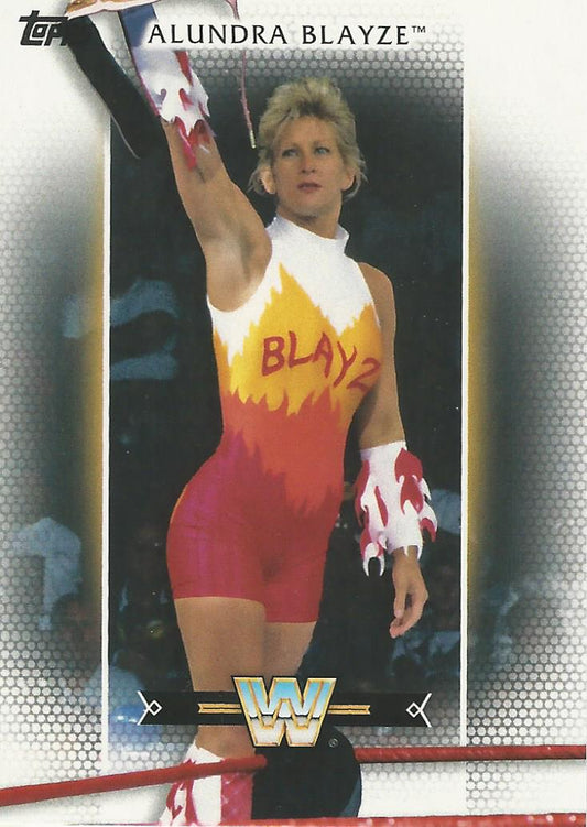 WWE Topps Women Division 2017 Alundra Blayze R37 trading card PW Catalog
