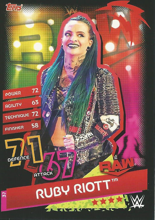 WWE Topps Slam Attax Reloaded 2020 Ruby Riott #37