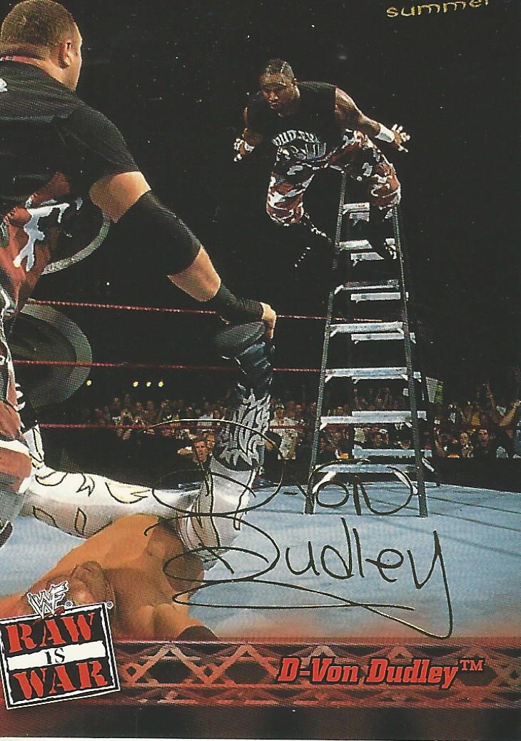 WWF Fleer Raw 2001 D-Von Dudley #37