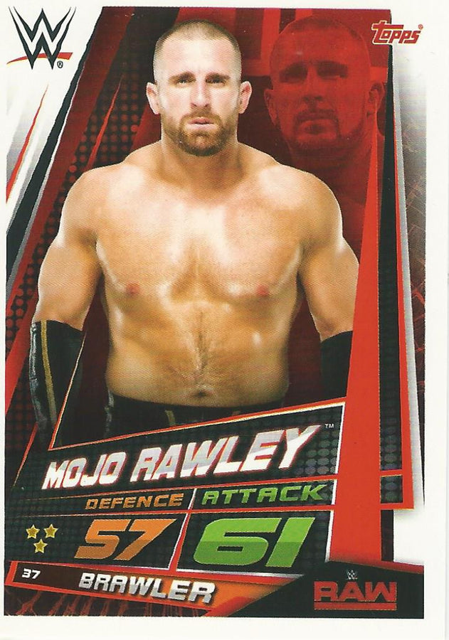 WWE Topps Slam Attax Universe 2019 Mojo Rawley #37