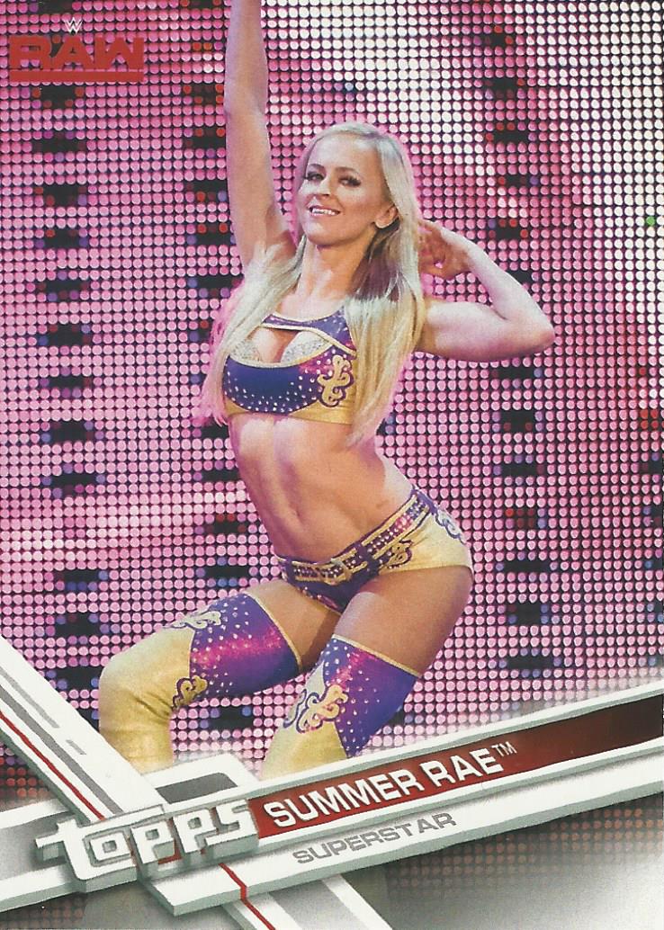 WWE Topps Then Now Forever 2017 Summer Rae #137