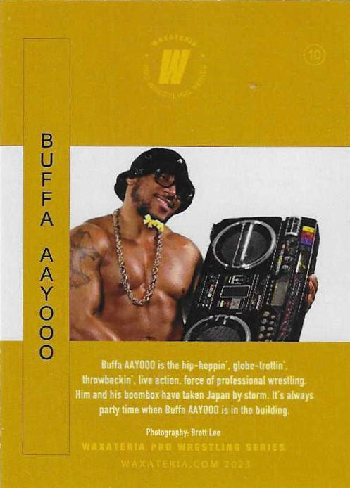 Buffa Aayooo trading card PW Catalog