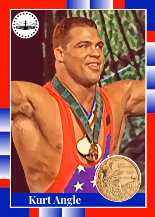 Kurt Angle trading card PW Catalog