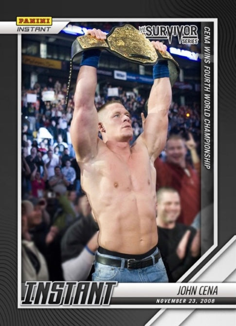 John Cena – Cena Wins Fourth World Championship trading card PW Catalog