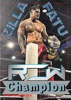 ROW Champion – Zilla Fatu trading card PW Catalog