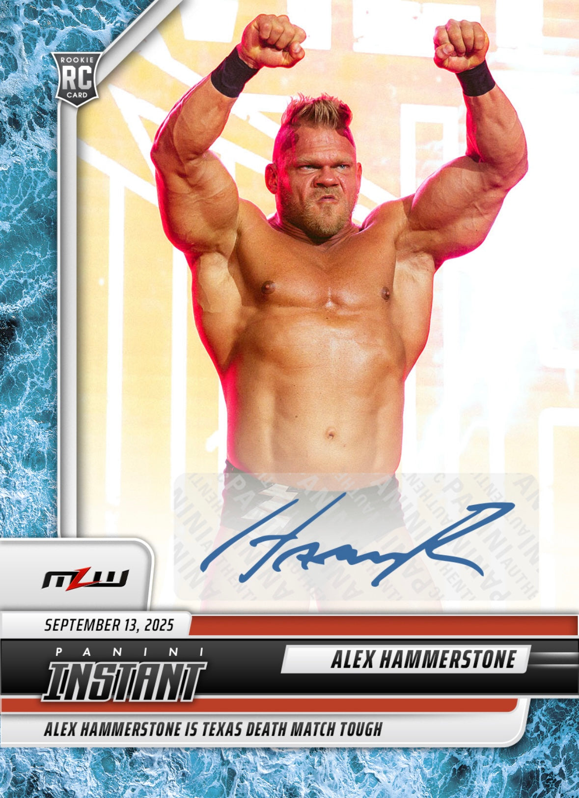 Alex Hammerstone – Alex Hammerstone IS Texas Death Match Tough trading card PW Catalog