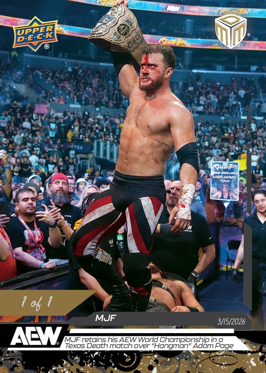 MJF – MJF Retains HIS AEW World Championship in a Texas Death Match Over “Hangman” Adam Page