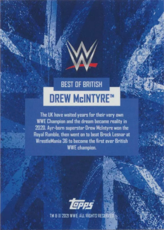 Drew Mcintyre trading card PW Catalog