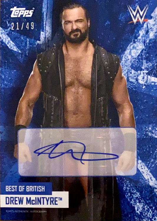 Drew Mcintyre trading card PW Catalog