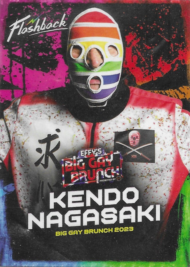 Kendo Nagasaki – Big GAY Brunch 2023 trading card PW Catalog