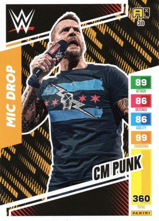 CM Punk trading card PW Catalog