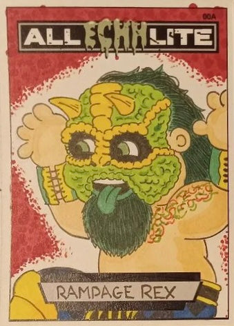 Rampage REX trading card PW Catalog