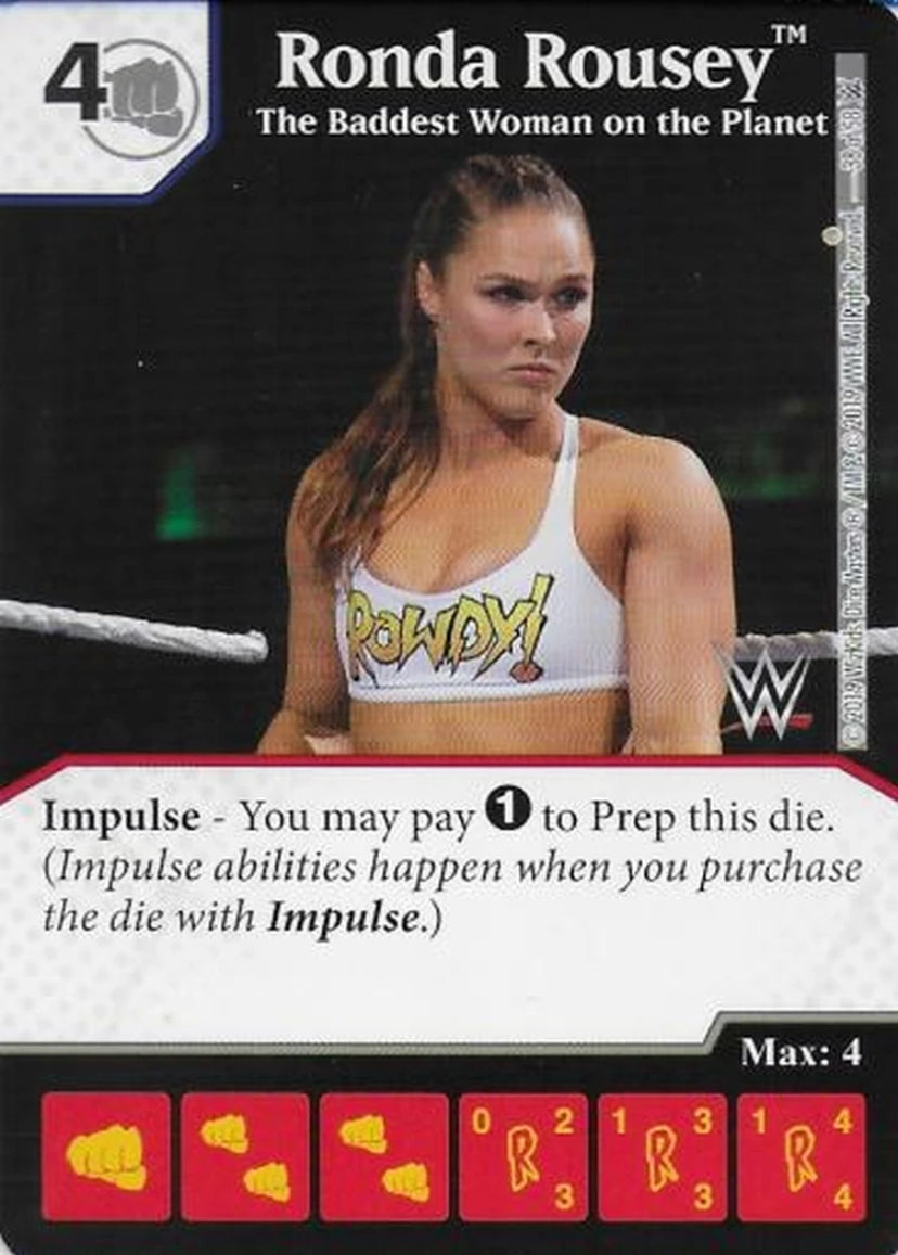 Ronda Rousey – the Baddest Woman on the Planet trading card PW Catalog