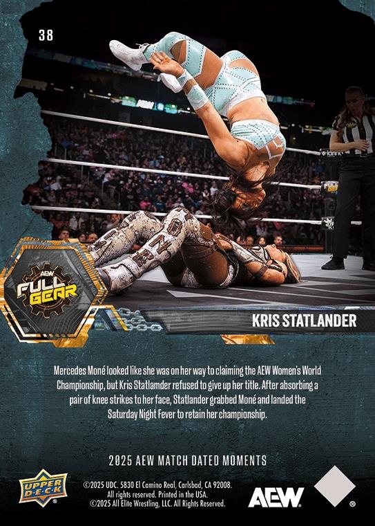 Kris Statlander – Kris Statlander Retains the AEW Women’s World Championship With Impressive Win Over Mercedes MONÉ