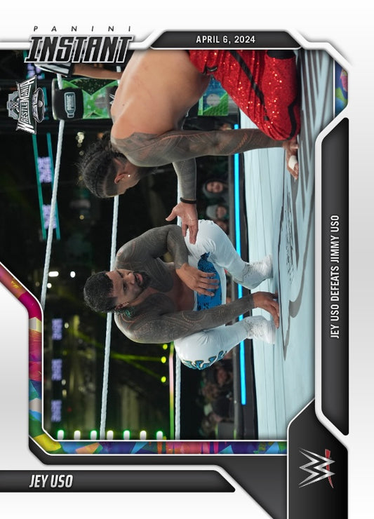 JEY USO – JEY USO Defeats Jimmy USO trading card PW Catalog