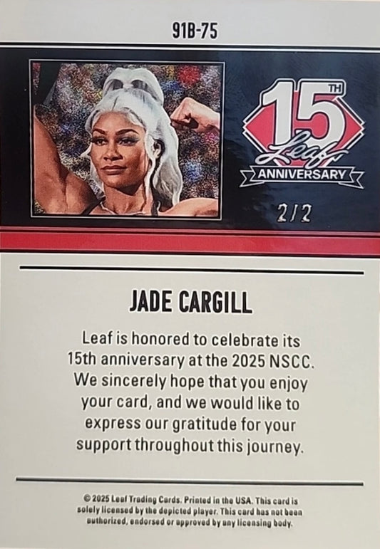 Jade Cargill trading card PW Catalog