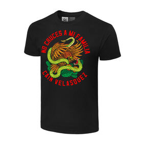 Cain Velasquez "Don't Cross My Family" Battle Authentic T-Shirt T-Shirt PW Catalog