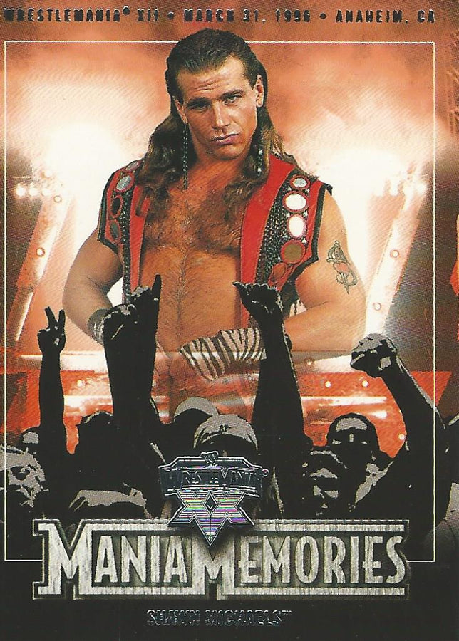 WWE Fleer Wrestlemania XX 2004 Shawn Michaels #77